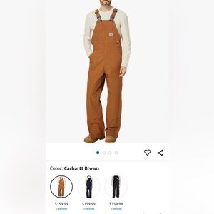 Brand new Carhart overalls for men